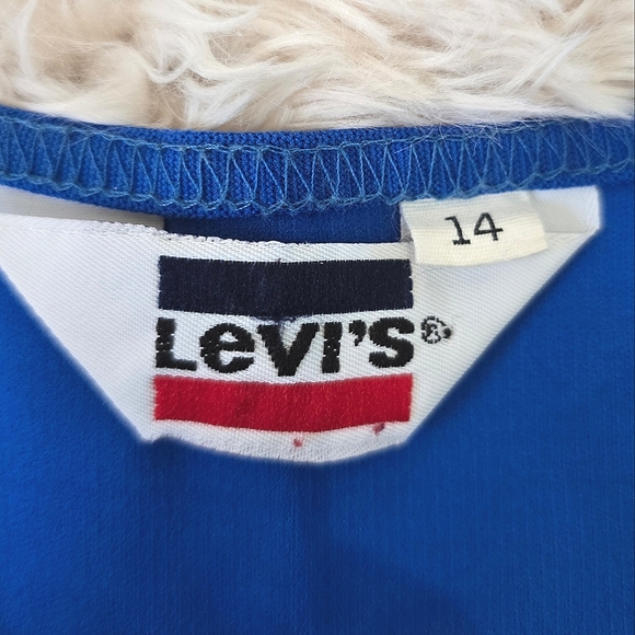 Vintage 70s 80s Levi's USA Blue Corduroy Bib Ski Suit size Medium - Picture 11 of 16